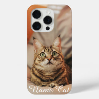 Cat phone case customised with your pet name