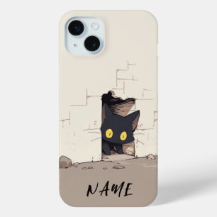 Cat phone case customised with your pet's name