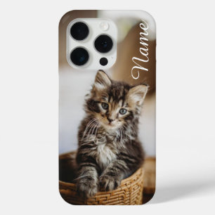 Cat phone case customized with your pet name
