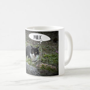 Cat photo Custom Text  Mug