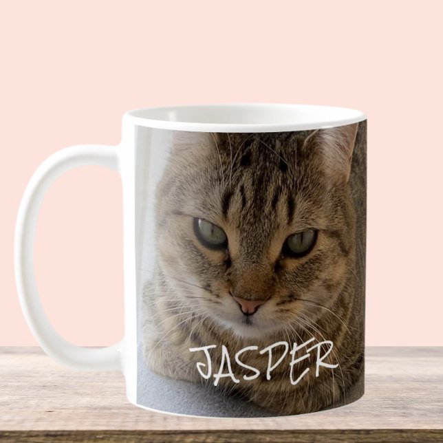 Cat Photo Name  Coffee Mug (Creator Uploaded)