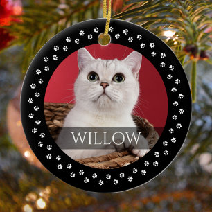 Cat Photo Ornament - Personalised Pet Keepsake