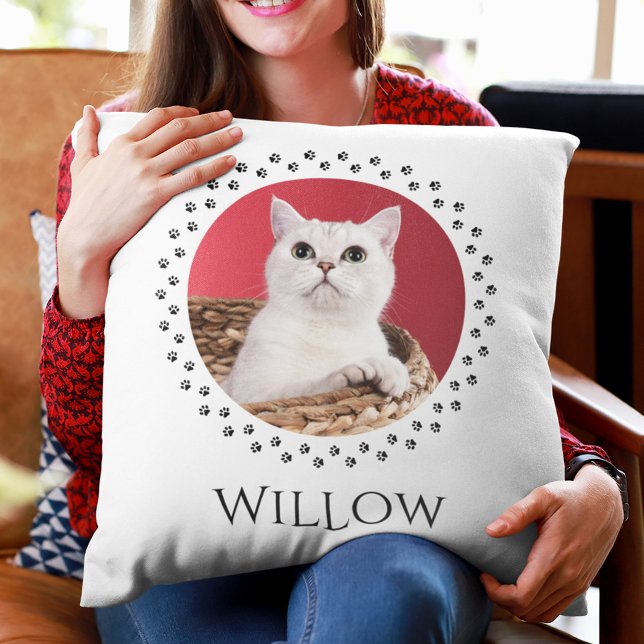 Cat Photo Pillow - Personalised Pet Keepsake Gift (Creator Uploaded)