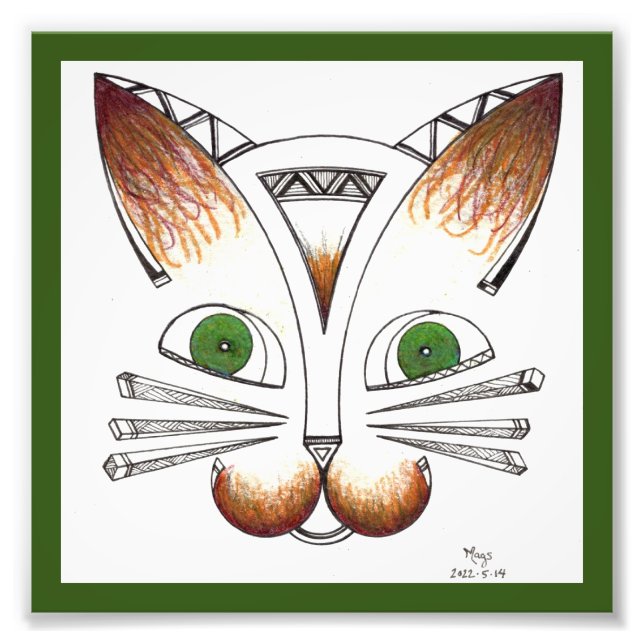 Cat Photo Print (Front)