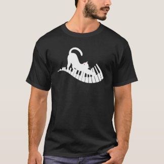Cat Piano Music   2 T-Shirt