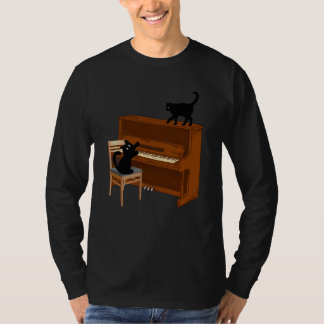 Cat Piano Music T-Shirt