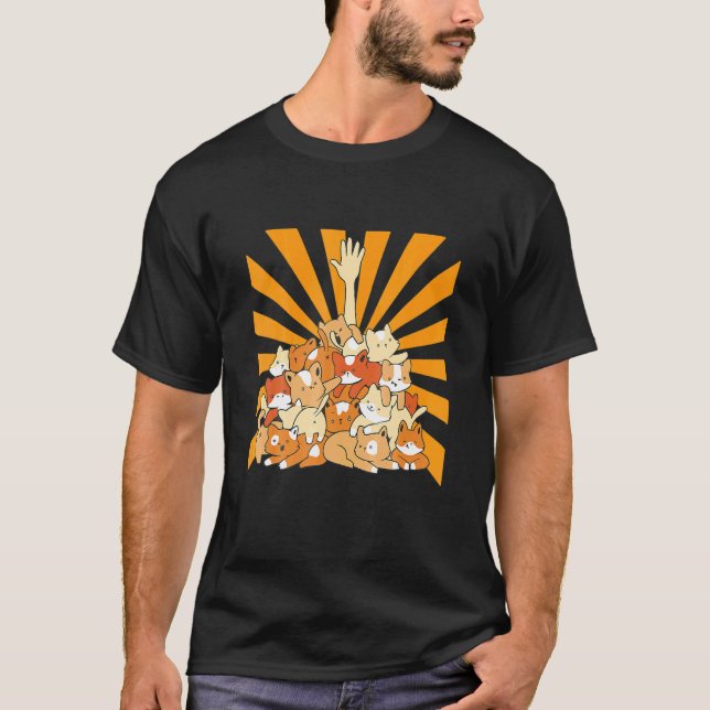Cat Pile T-Shirt (Front)