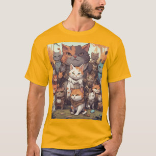 Cat Pile T-Shirt