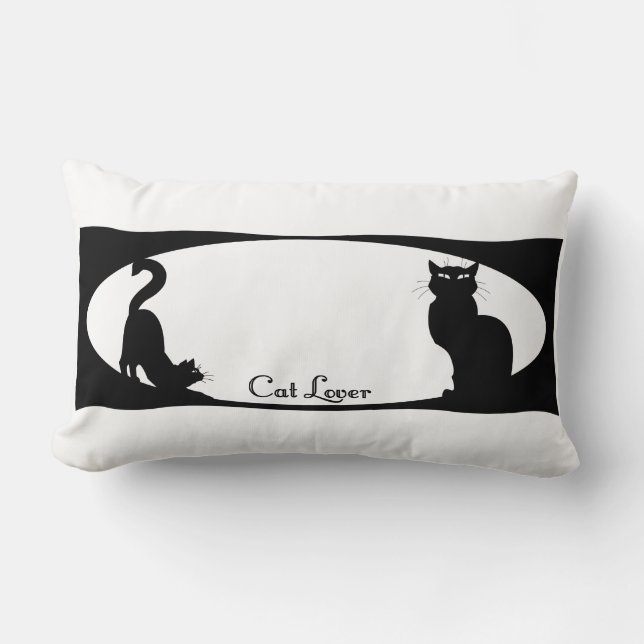 Cat Pillow Fun Cat Lover Gifts and Decor (Front)