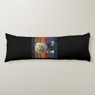 Cat Pilot Mike Echo Oscar Whisky Costume Gift Body Cushion
