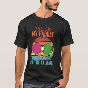 Cat Ping Pong Player - Paddle Game Sports Tourname T-Shirt