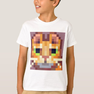 Cat pixel art, T-Shirt