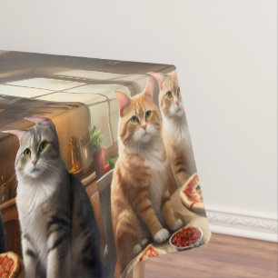 Cat Pizza Night, Tablecloth