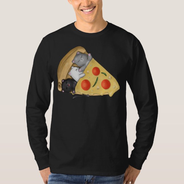 Cat pizza T-Shirt (Front)