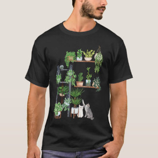 Cat Plan   Ca  Cat   Plant Mum T-Shirt