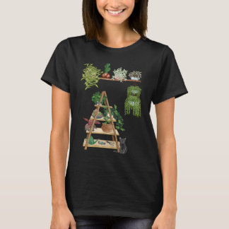 Cat Plan   Ca  Cat  s Plant Mum T-Shirt
