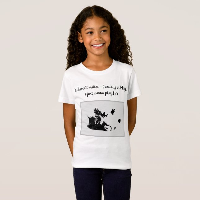 Cat Play T-Shirt (Front Full)