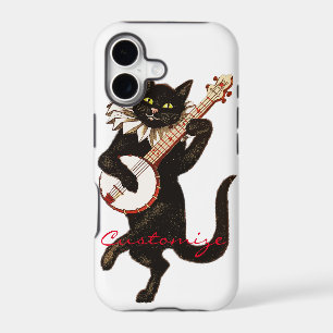 Cat playing Banjo Thunder_Cove