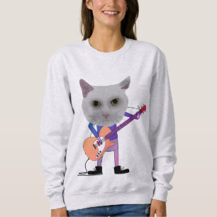CAT PLAYING ELECTRIC GUITAR T-Shirts