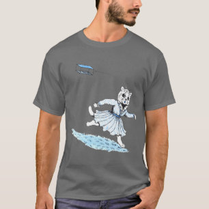 Cat Playing Kite, Louis Wain T-Shirt