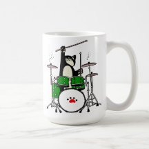 Cat Playing Musical Gift, Cat Playing Drum