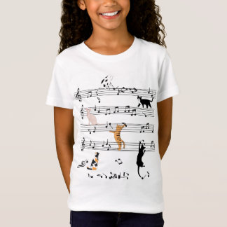 Cat Playing Note Music, Naughty Cat Gift, Cute Cat T-Shirt