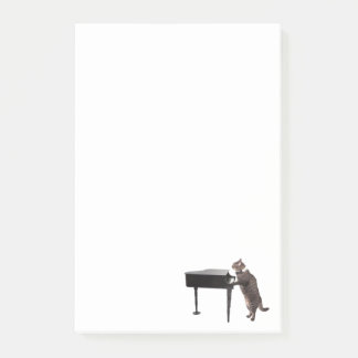 Cat Playing Piano Post-it Notes