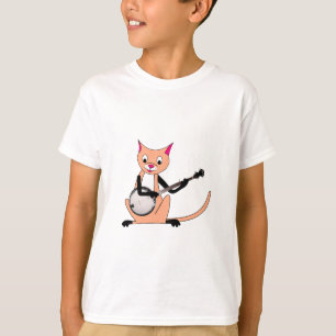 Cat Playing the Banjo T-Shirt