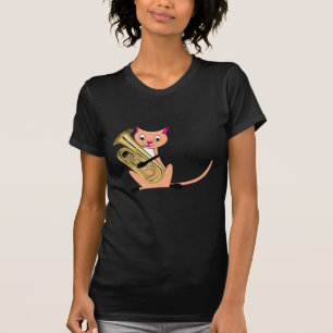 Cat Playing the Euphonium T-Shirt