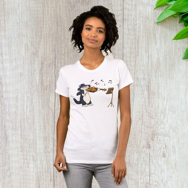Cat Playing The Violin T-Shirt (Creator Uploaded)