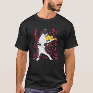 Cat Playing Violin Musical Instruments Violinist C T-Shirt
