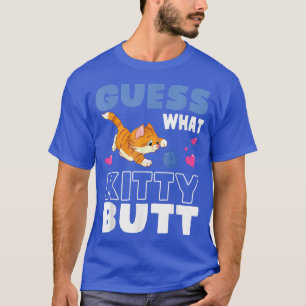 Cat Playing With Bobbin Guess Hearts What Kitty Bu T-Shirt