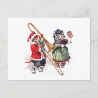 Cat Plays Trombone in the Snow