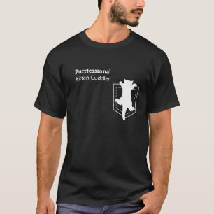 Cat  Pocket Professional Kitten Cuddler Hanging Ba T-Shirt