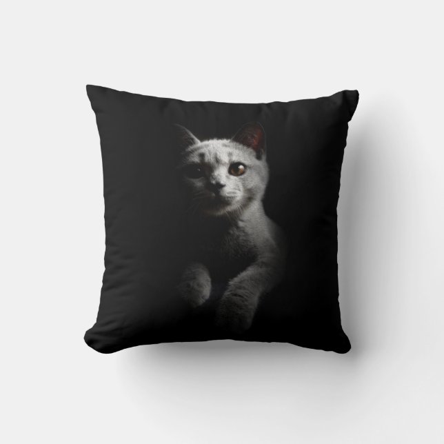 Cat Portrait Cushion (Front)