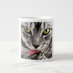 Cat Portrait Large Coffee Mug