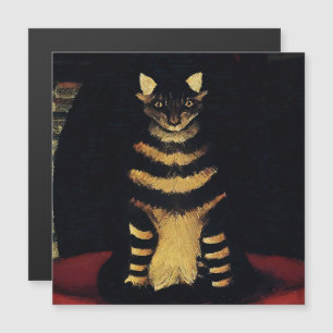 Cat - Portrait of Pierre Loti by Henri Rousseau Magnetic Invitation