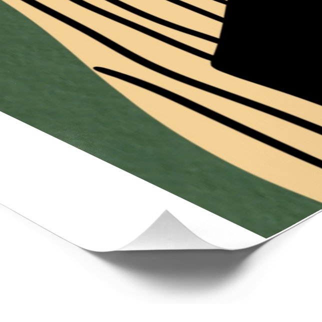 Cat poster impression (Corner)