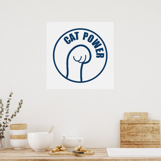 Cat Power Poster (Kitchen)
