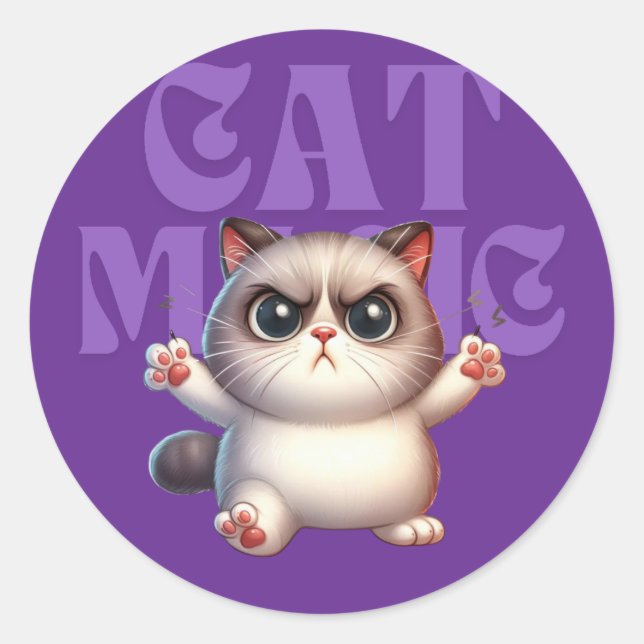 Cat Power Sticker (Front)