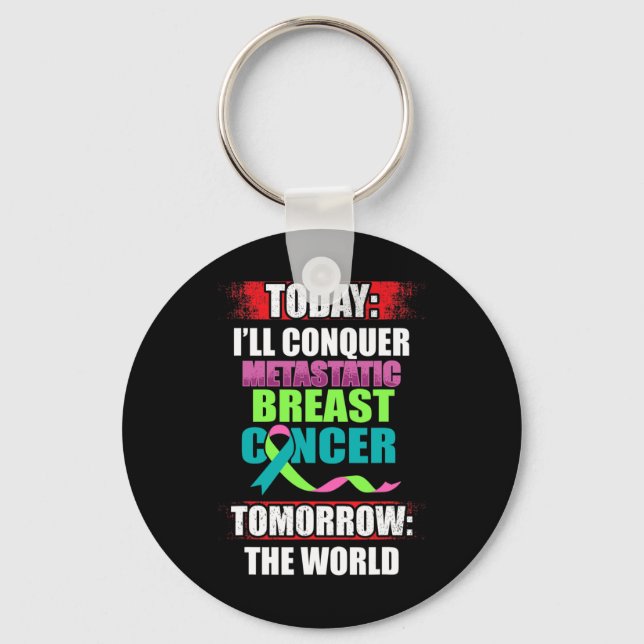 Cat Practice Karate  Key Ring (Front)