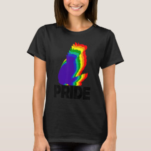 Cat Pride Cat Rainbow Colour Cat Kitten 2 T-Shirt