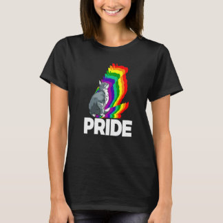 Cat Pride Cat Rainbow Colour  Cat  Kitten  8 T-Shirt