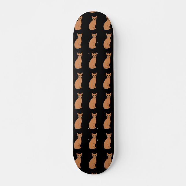 CAT PRINT SKATEBOARD (Front)