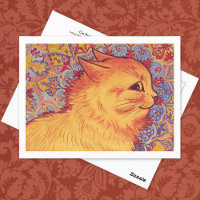 Cat Profile Illustration Louis Wain