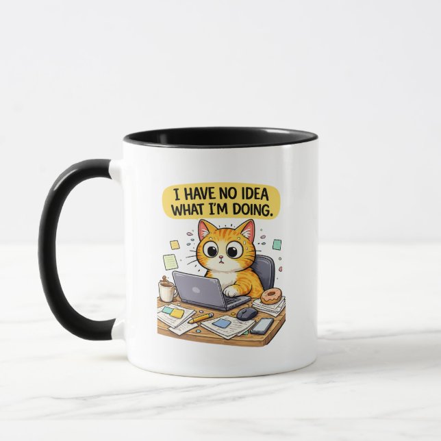 Cat programmer mug (Left)