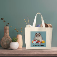 Cat protecting yarn funny quote don't mess