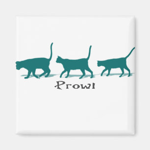 Cat Prowl Magnet