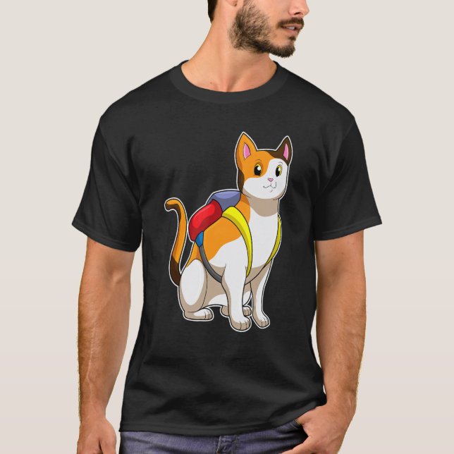 Cat Pupil School bag T-Shirt (Front)