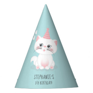Cat Purr-fect Day Birthday Party Hat